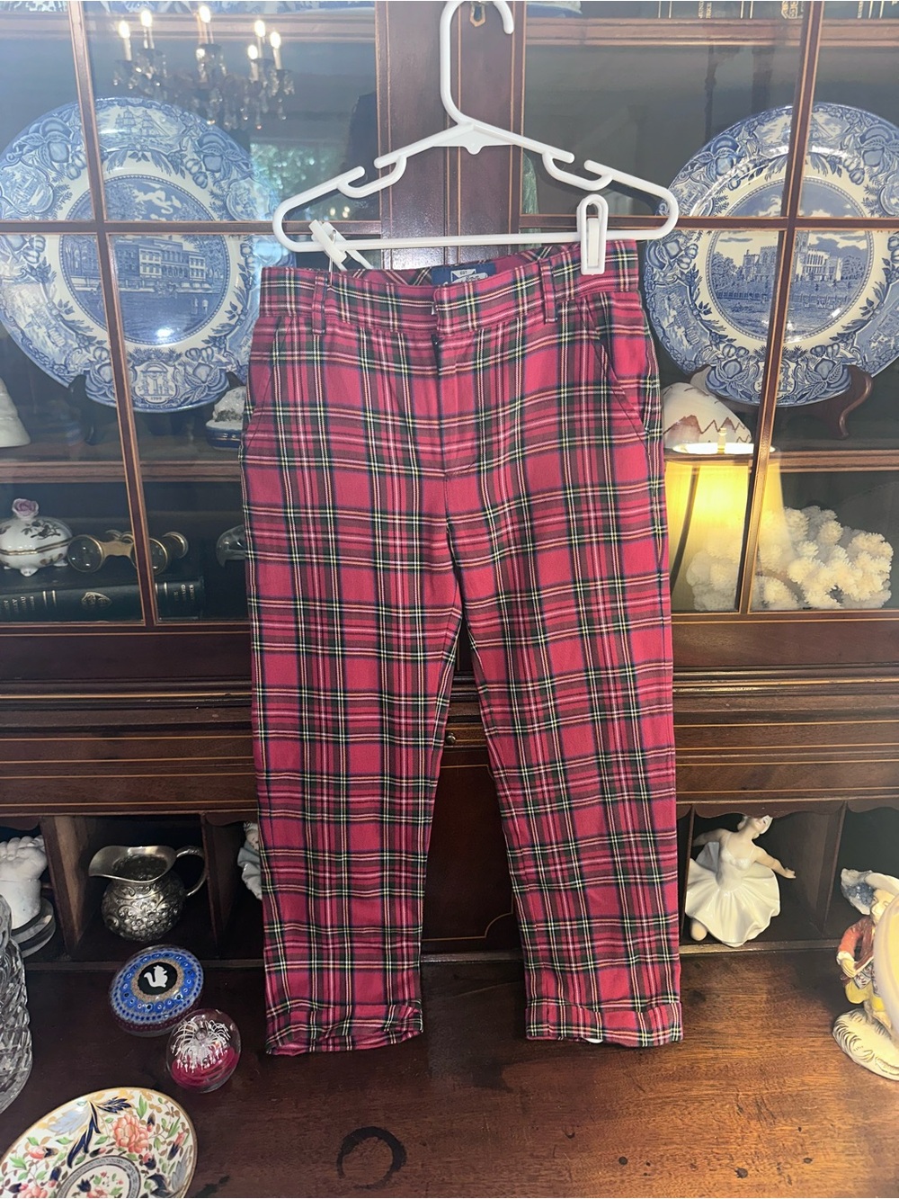 Trotter's London plaid pants, boys 6/7, great for Christmas